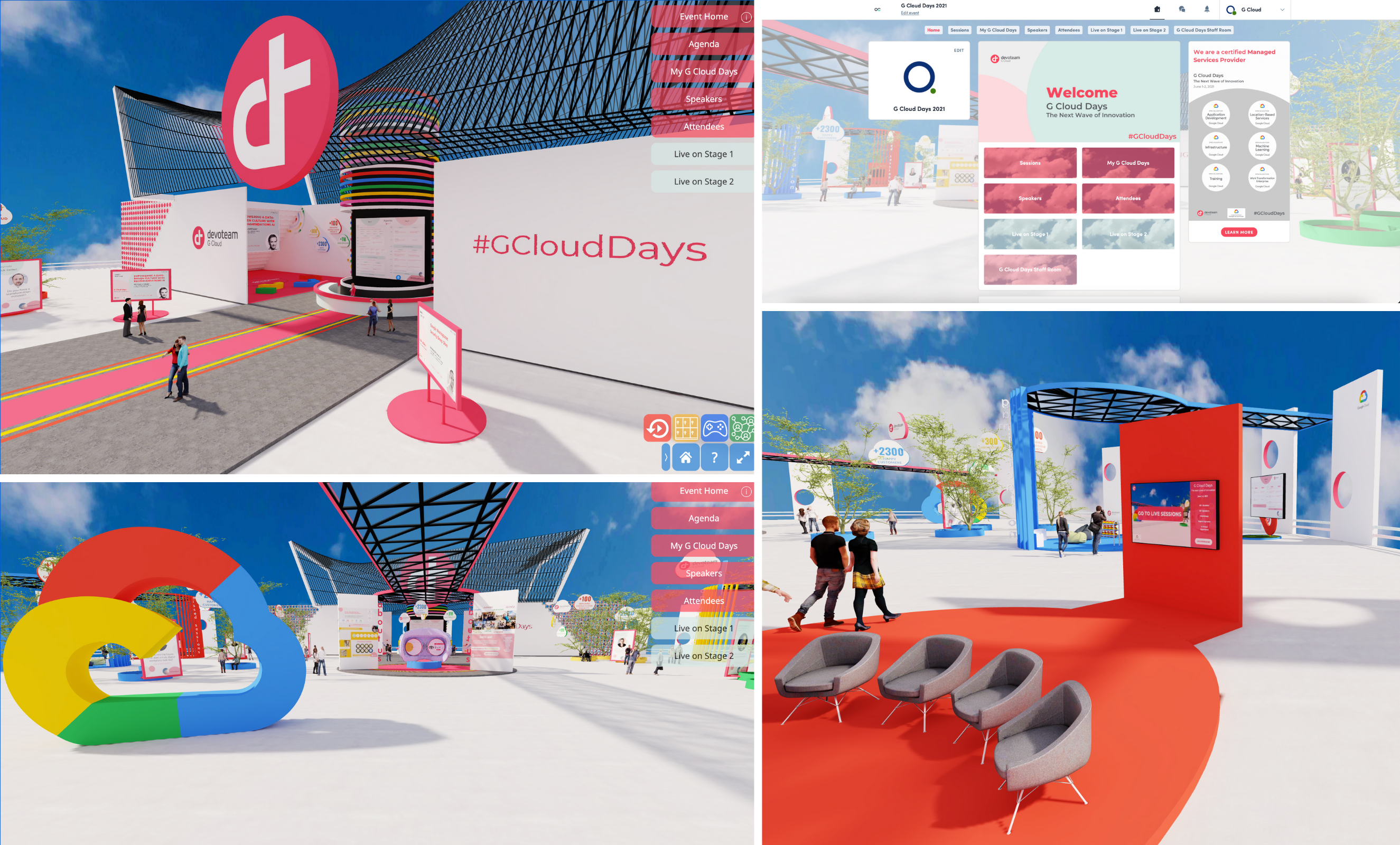 G Cloud Days platform and 3D experience